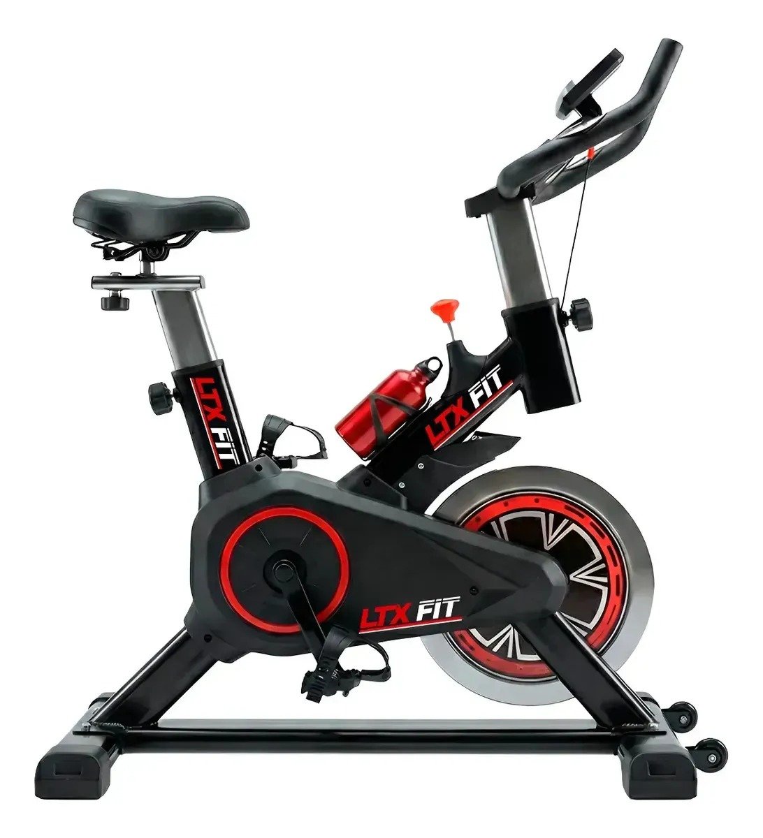 Bicicleta Spinning LTX Fit LT311S Preto 100kg Aco Carbono Squeeze 2356