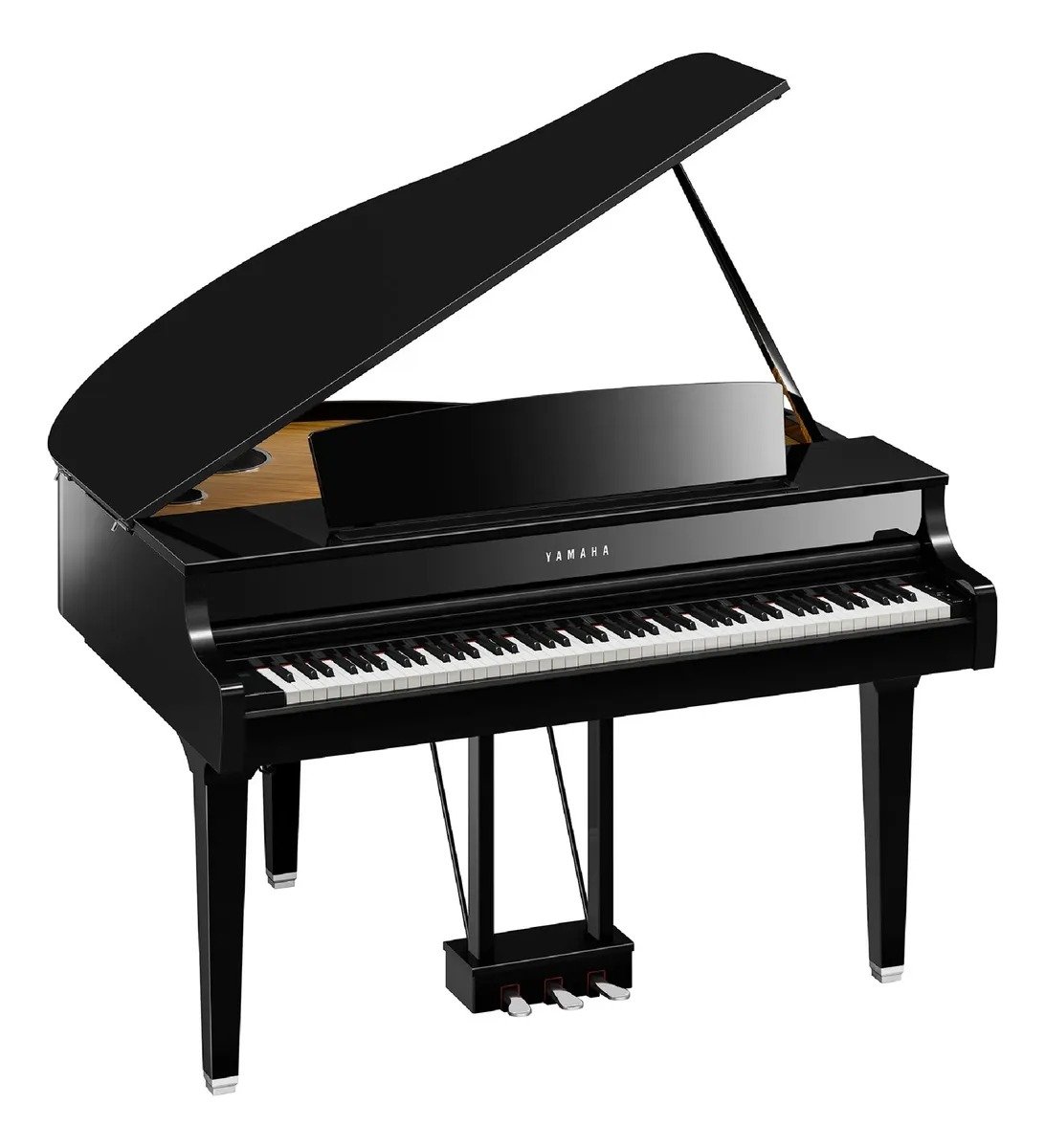 Piano Digital 88 Teclas Polished Ebony Clp895gp Bra Yamaha 564 6